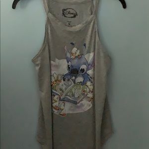 Disney Stitch w/ducklings tank-NWT